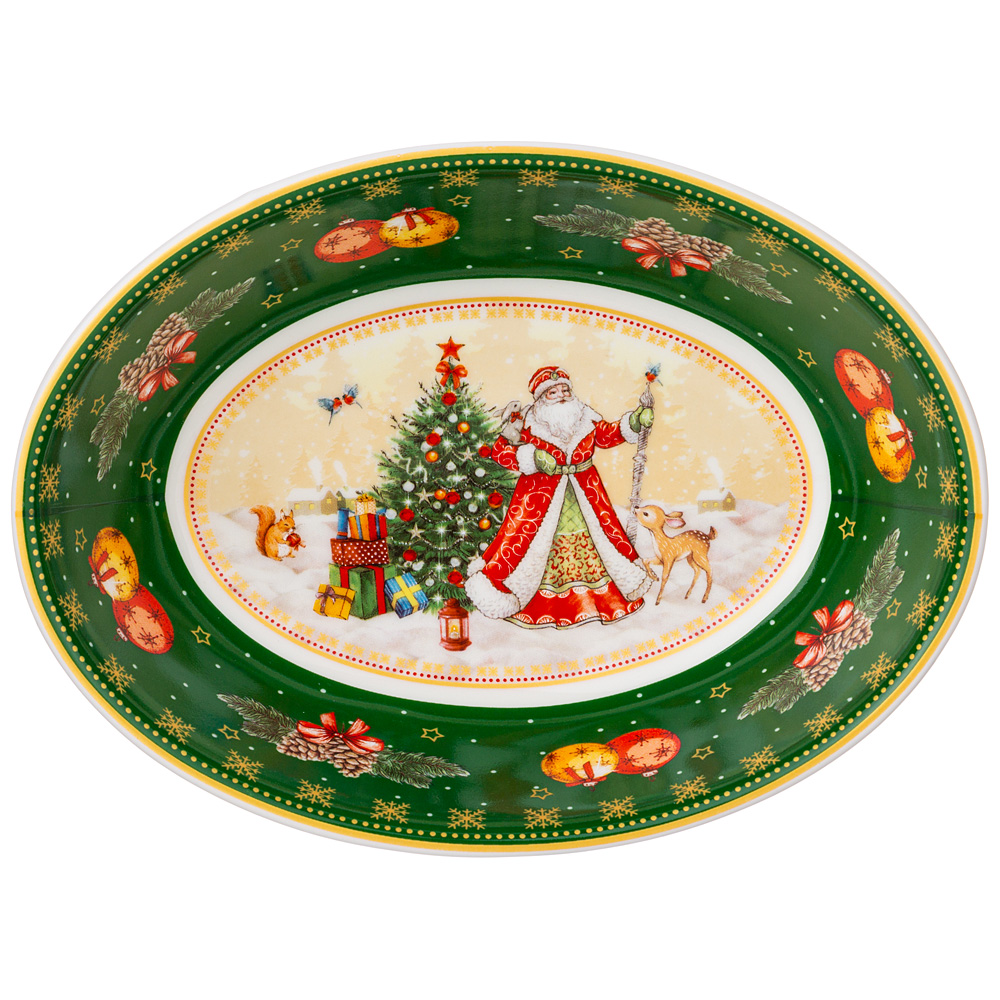     Happy New Year Santa Green, 1813 , , Lefard, , Merry Christmas