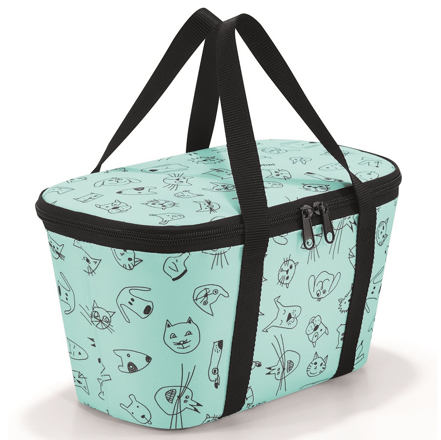   Coolerbag Cats and dogs mint, 30x15 , 18 , 4 , , Reisenthel, 