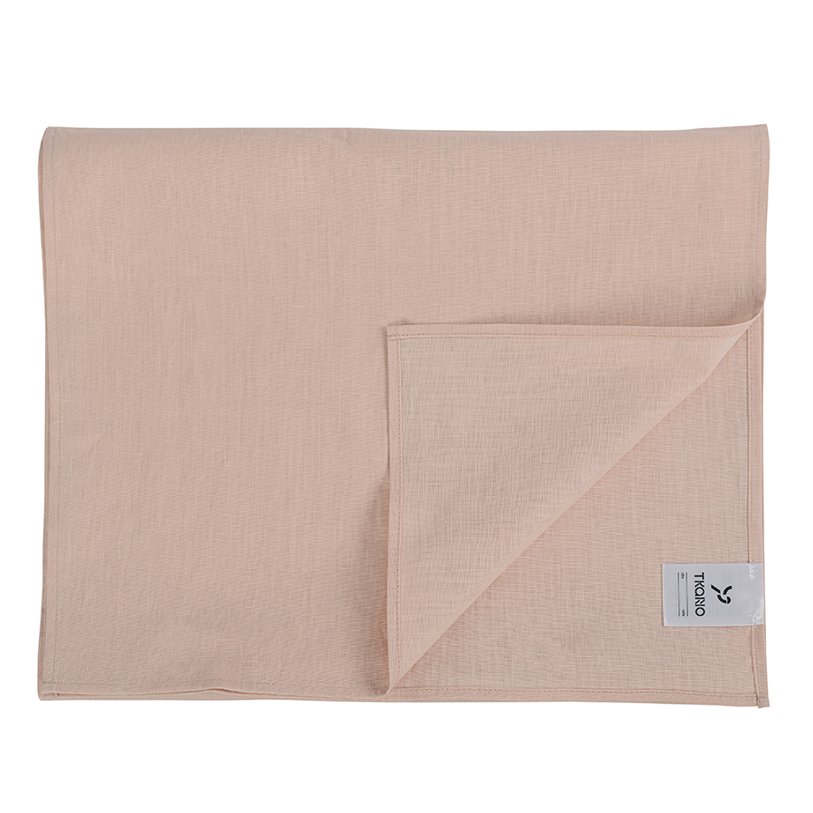 Дорожка на стол Essential linen powdery pink, 45х150 см, Лён, Tkano, Россия, Essential