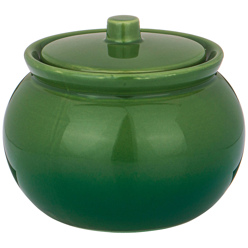 Горшок для запекания Bake ceramics green 800, 14 см, 11 см, 800 мл, Керамика, Agness, Китай
