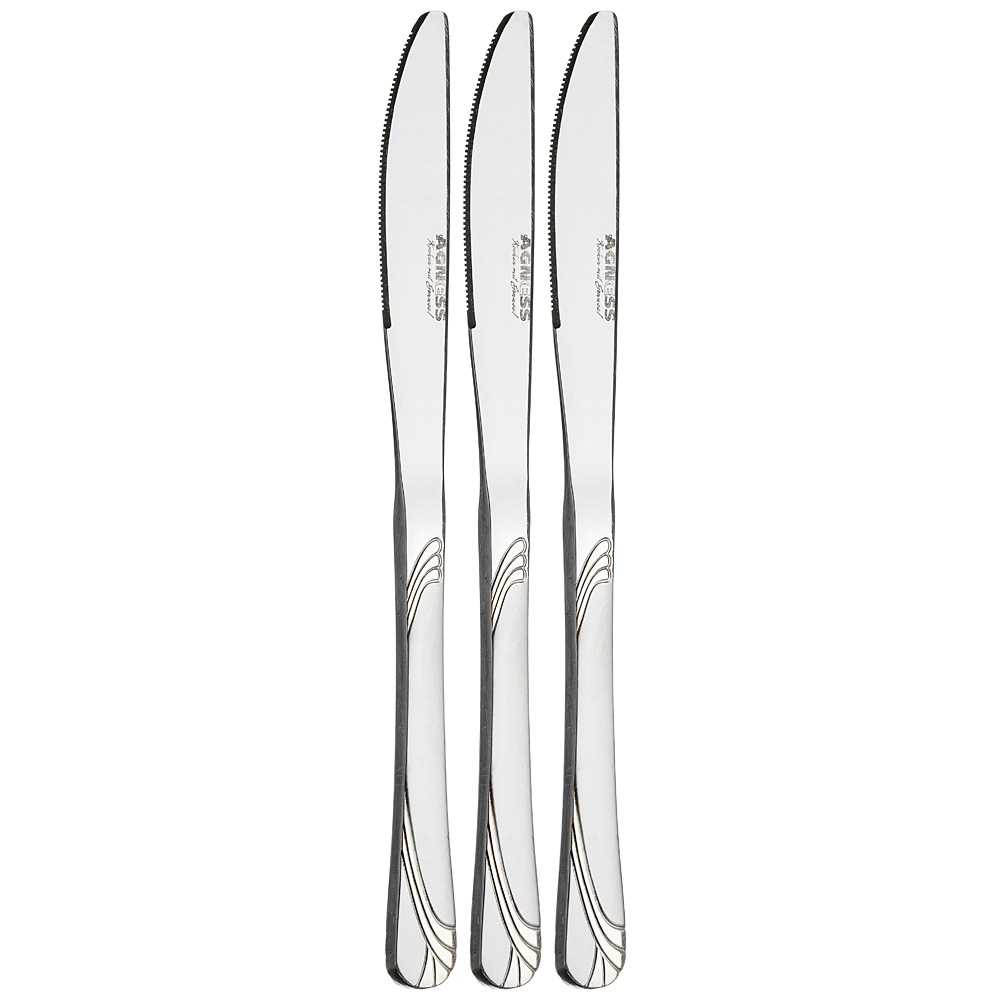 Набор столовых ножей Elegance silver 22, 3 шт.