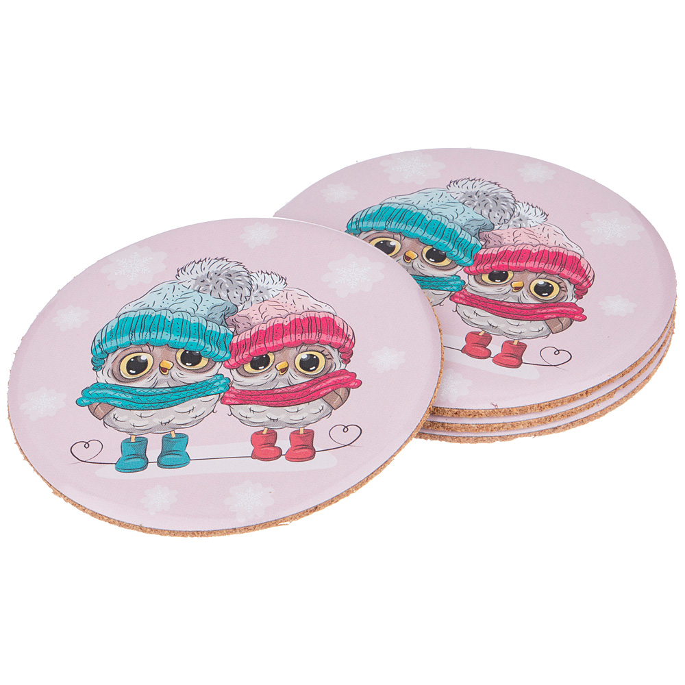    Lovely Owls pink, 4 ., 10 , , , Agness, 