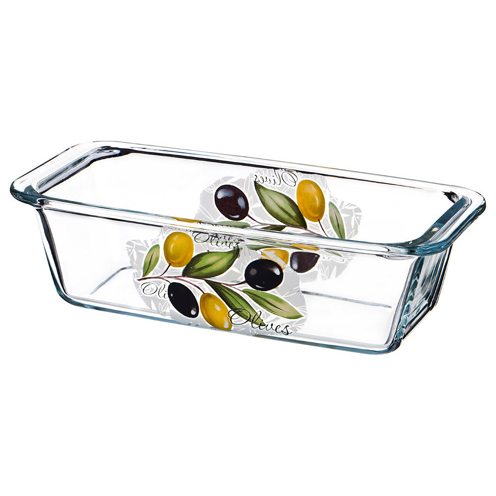 Прямоугольная форма Glass olives, 25x12 см, 7 см, Стекло, Россия