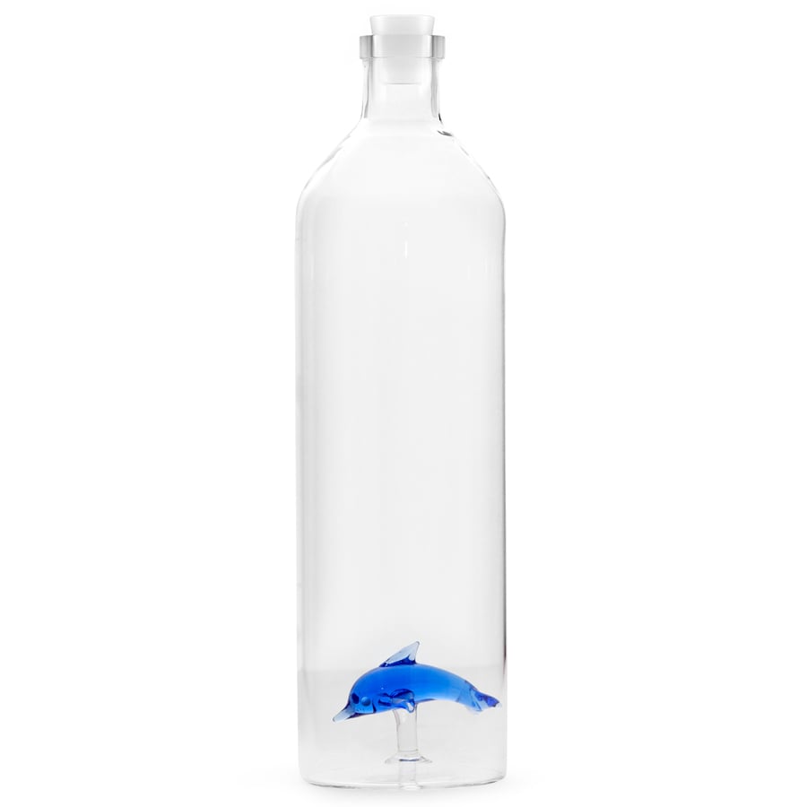 Бутылка для воды Dolphin, 1,2 л, 30 см, 9 см, Стекло, Balvi, Испания