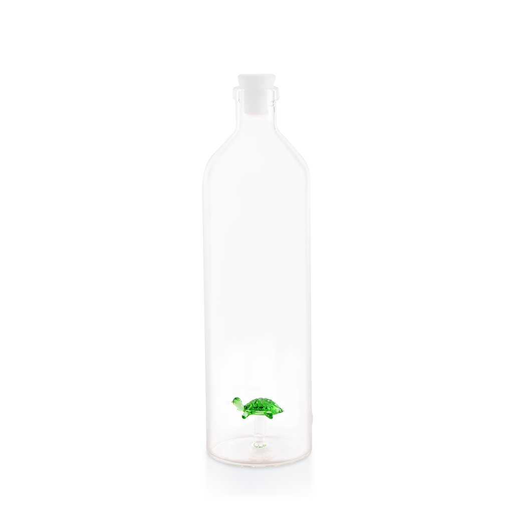 Бутылка для воды Turtle 1.2, 1,2 л, 30 см, 8,5 см, Стекло, Balvi, Испания