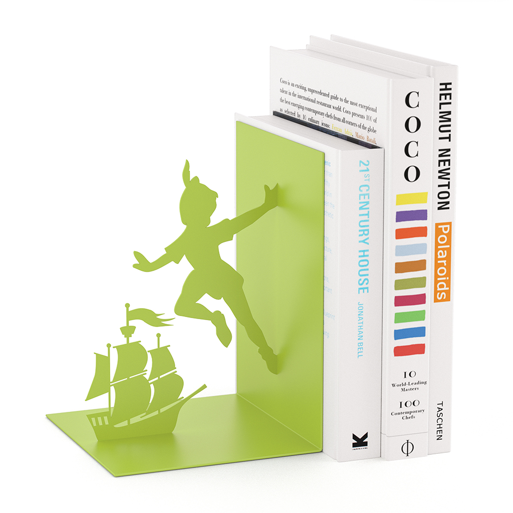 Держатель для книг Flying Boy green, 17 см, Металл, Balvi, Испания
