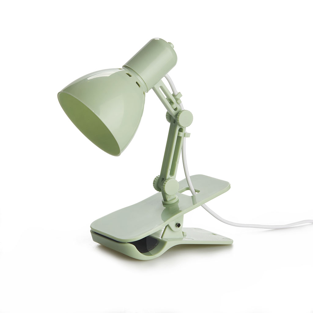 Лампа для чтения USB Clamp green, 10х6 см, 18 см, Пластик, Balvi, Испания