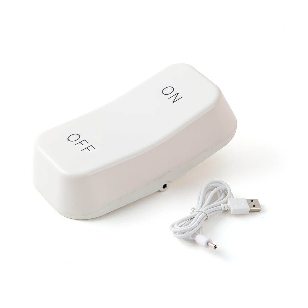 Ночник светодиодный On-Off USB white, 20х10 см, 6 см, Пластик, Balvi, Испания