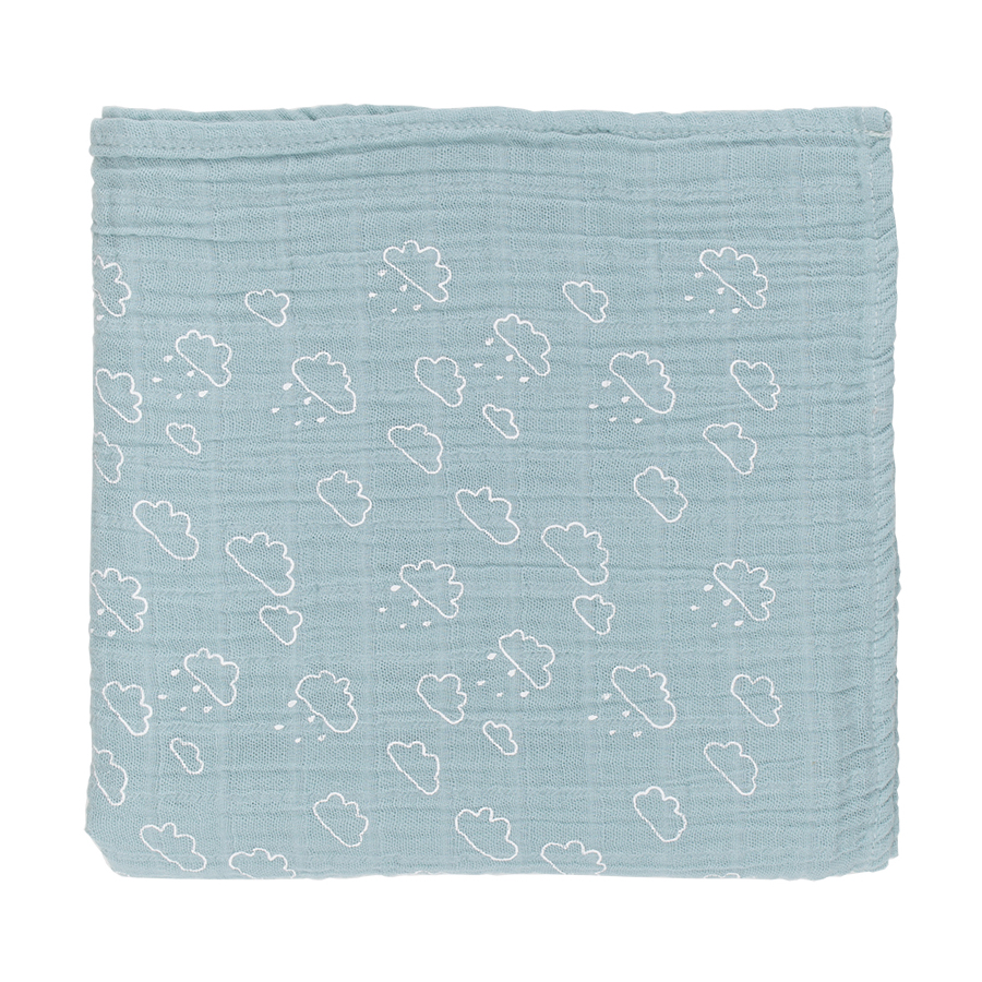 Подробнее о Детский плед Cloud Aqua muslin