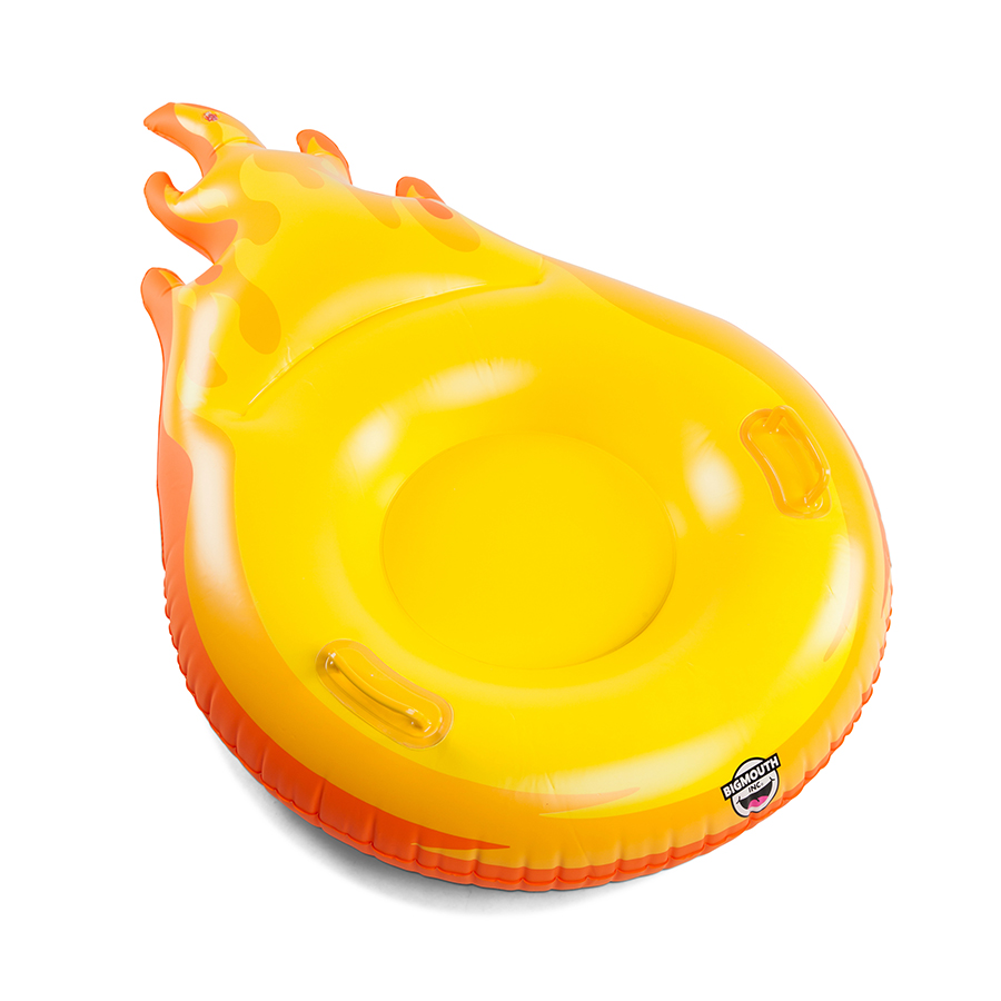 Тюбинг надувной Flaming fireball, 120x100 см, 30 см, Винил, BigMouth, США