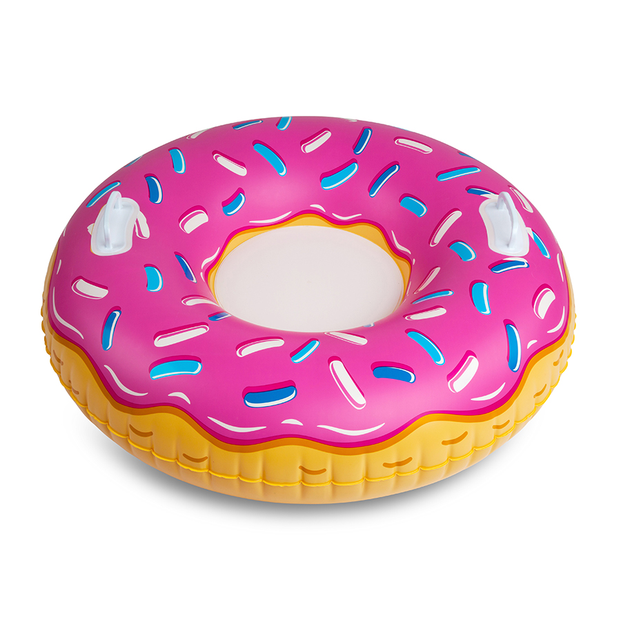 Тюбинг надувной Pink frosted donut, Винил, BigMouth, США