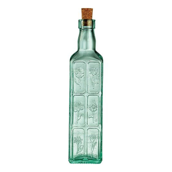 Бутылка для масла и уксуса Fiori, 6х6 см, 30 см, 575 мл, Стекло, Bormioli Rocco, Италия