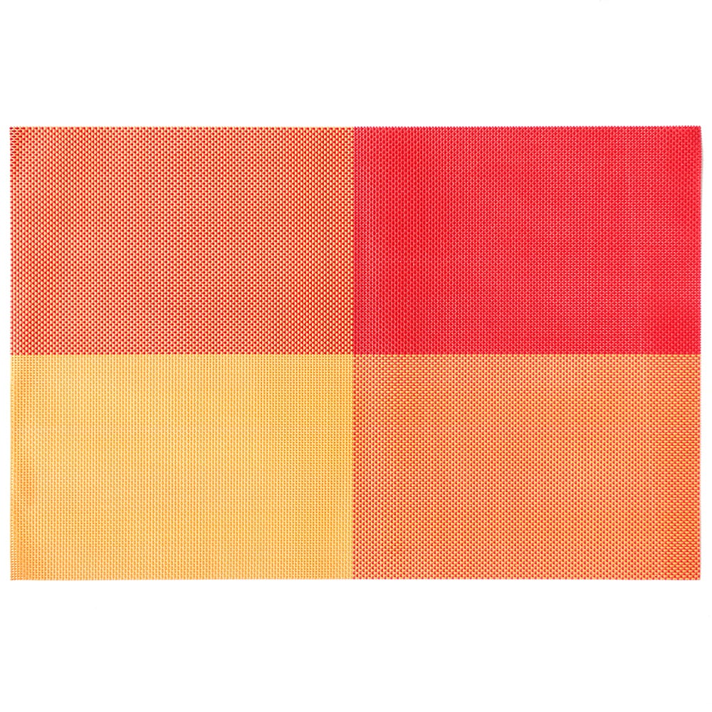 Подробнее о Набор плейсматов Orange Check, 6 шт.