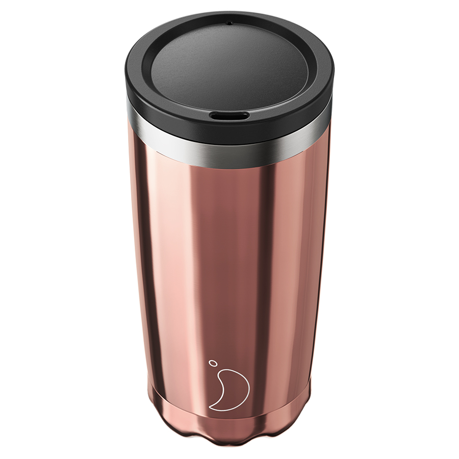  Coffee Cup Chrome Rose Gold 500, 500 , 8,8 , 18,7 , , , Chilly's Bottles, 