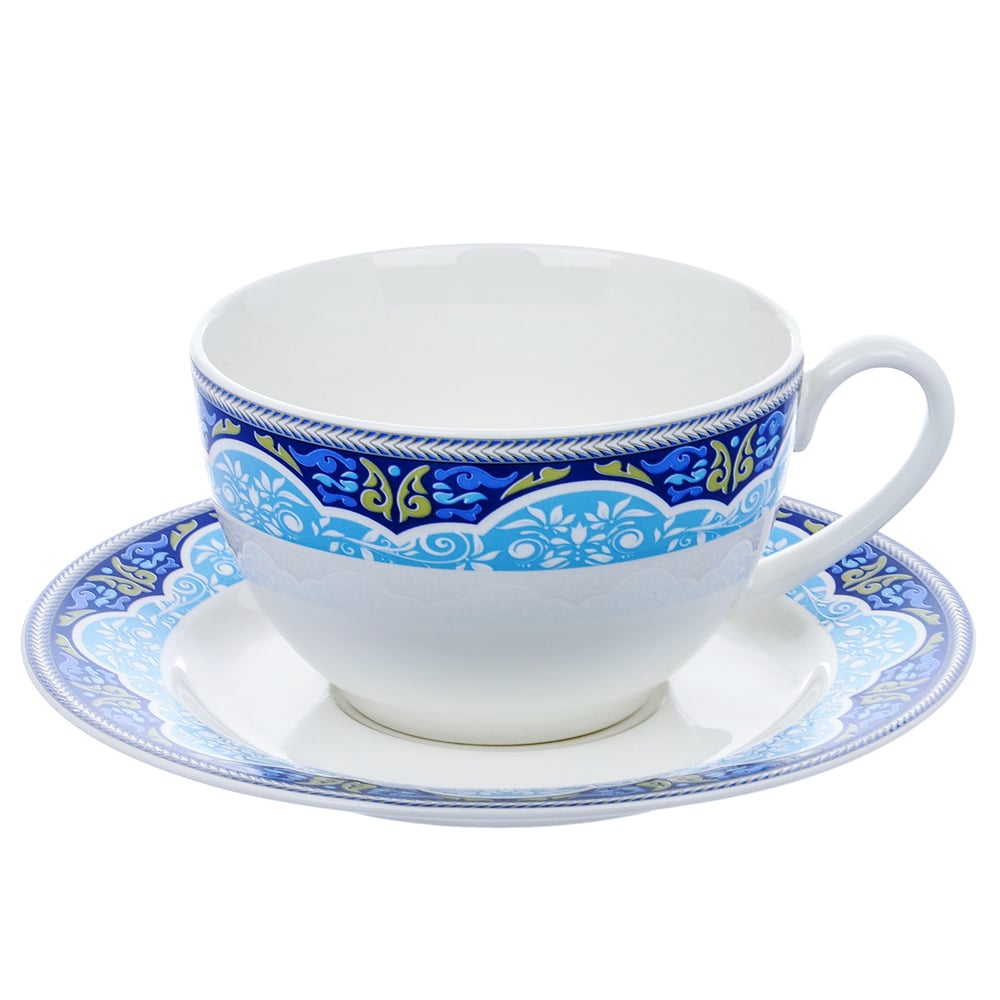 Подробнее о Набор чайных пар Blue ornament, 6 шт.