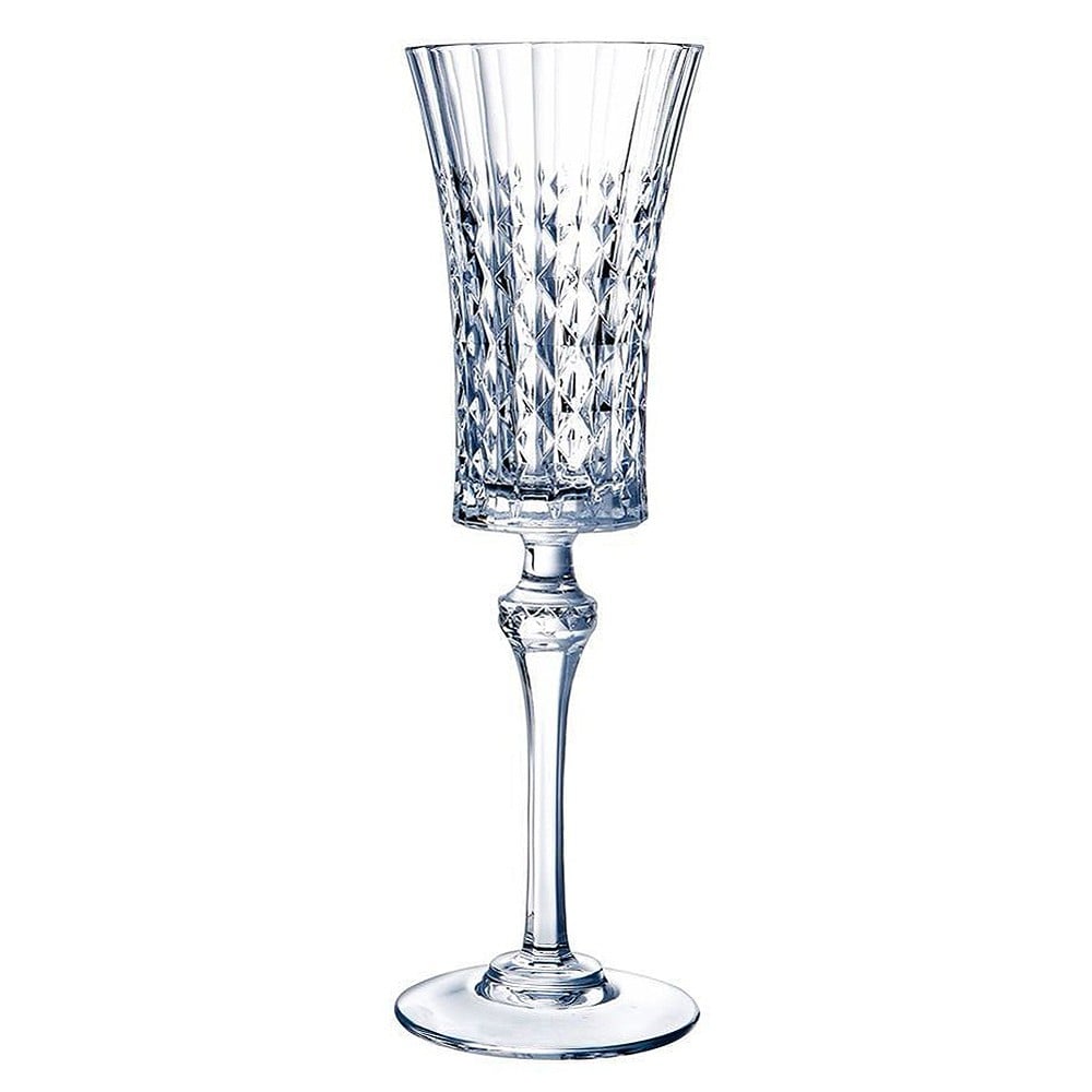 Бокал-флюте для шампанского Lady Diamond, 150 мл, 23 см, Хрустальное стекло, Cristal d`Arques, Франция, Lady Diamond
