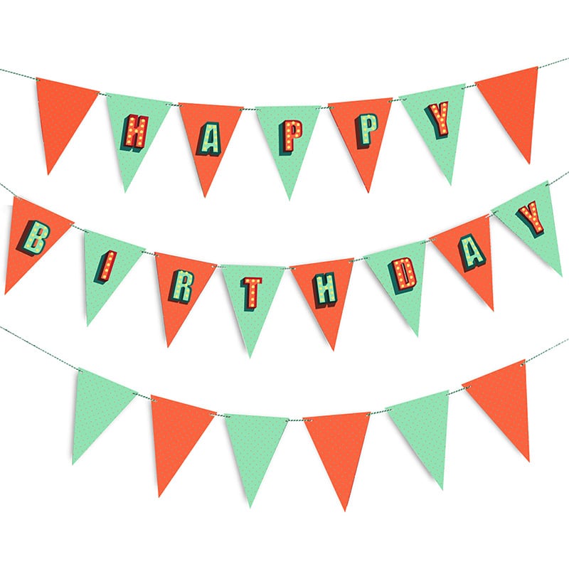 Подробнее о Гирлянда для вечеринки Birthday