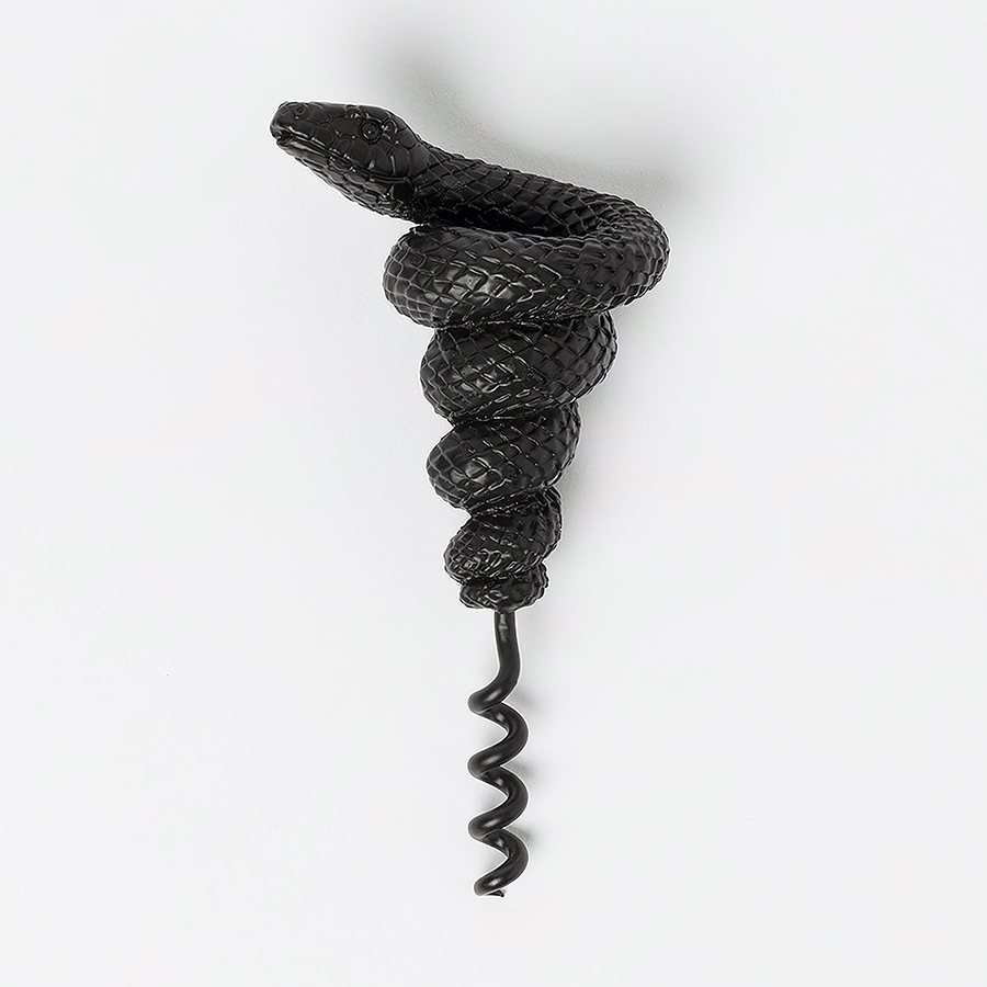 Штопор Mamba black, 11х6 см, 3 см, Металл, Doiy, Испания