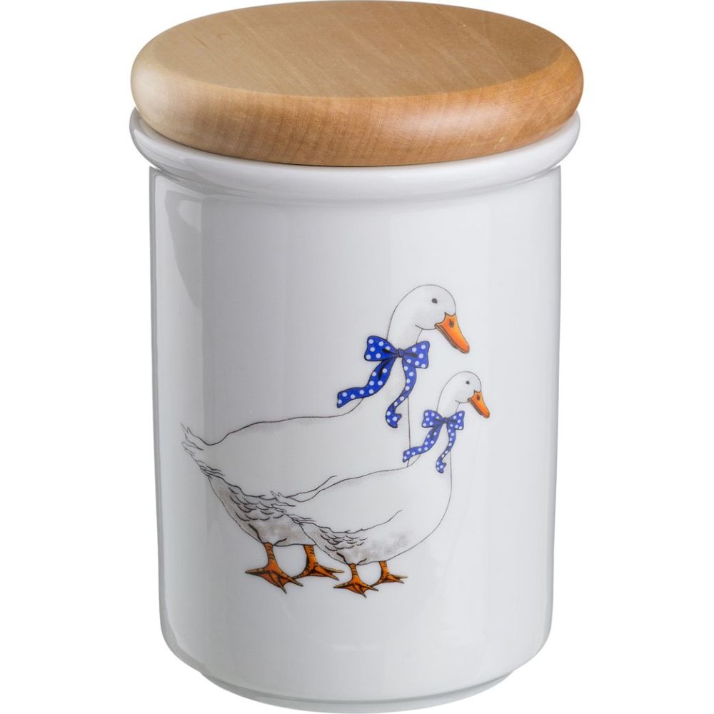 Банка для хранения Porcelain Geese