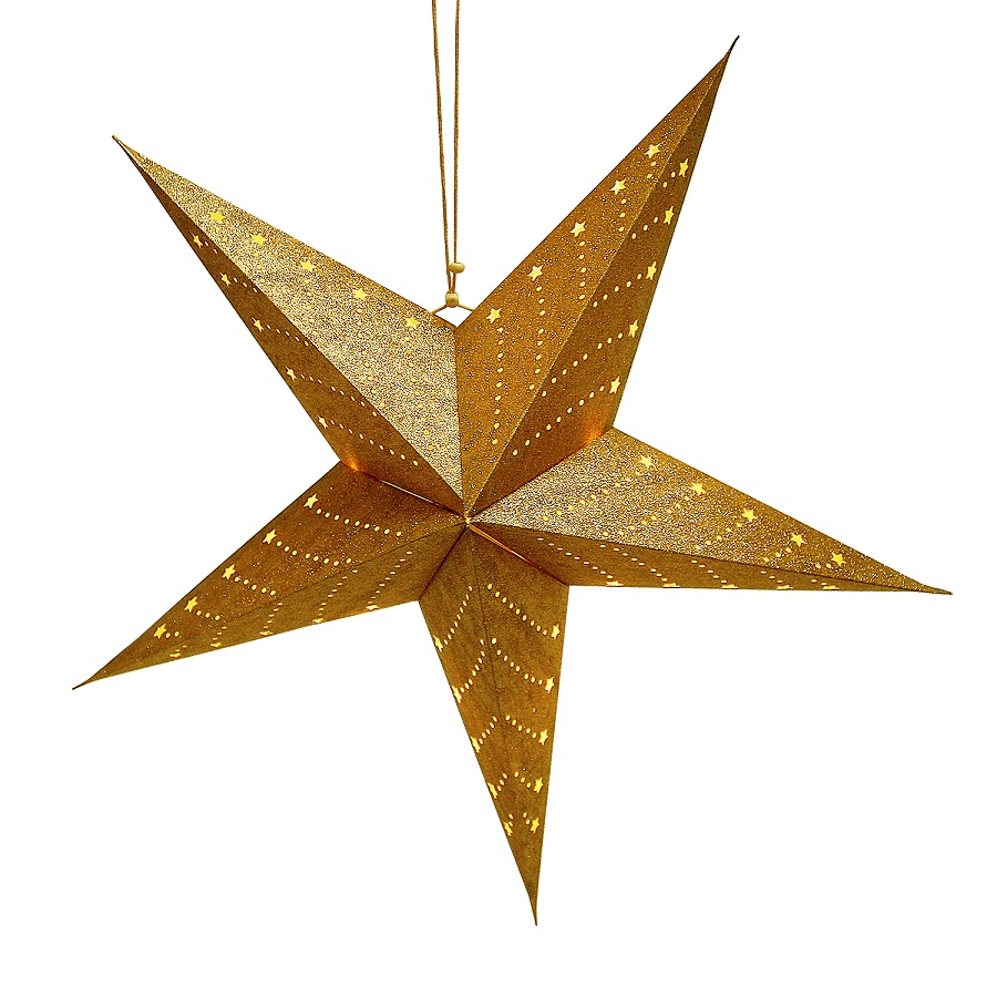  Led- Golden Star, 60x60 , , EnjoyMe, 