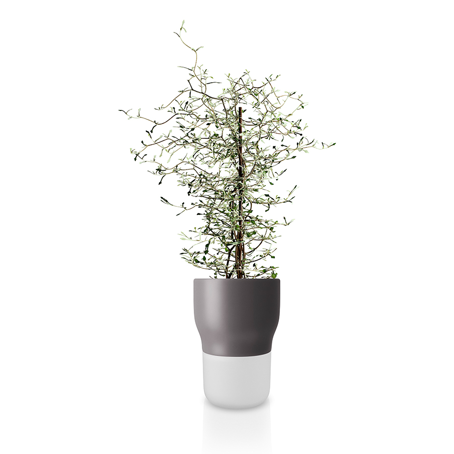 Горшок для растений автополивом Plant grey, 13 см, 19 см, Стекло, Керамика, Нейлон, Eva Solo, Дания