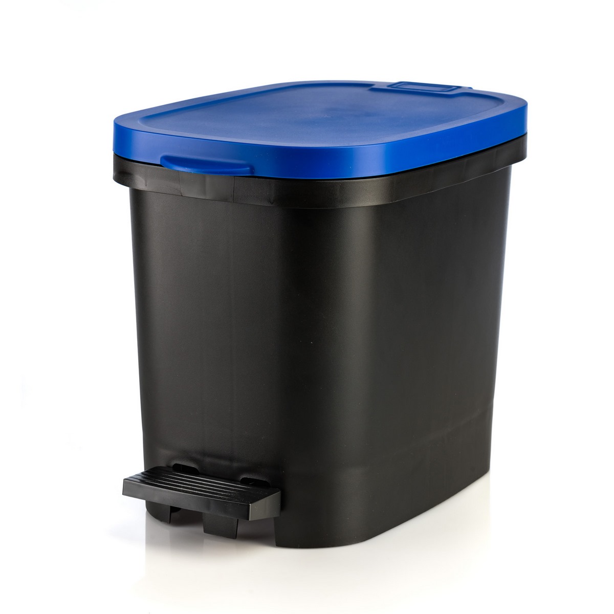 Мусорный бак с педалью BE-UTIL black blue, 23х30 см, 35 см, 10 л, Пластик, Faplana, Португалия