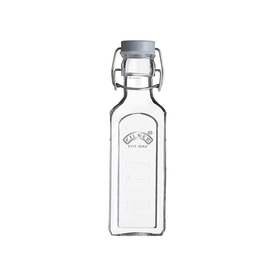 Бутылка Clip top с мерными делениями 300, 20 см, 300 мл, Стекло, Kilner, Великобритания