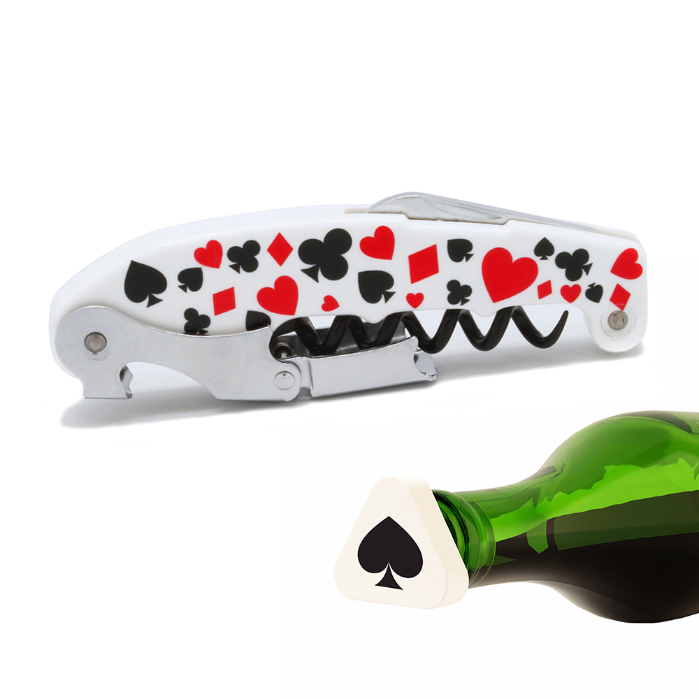 Набор для вина Poker, 13х4 см, 14 см, Металл, Пластик, Koala, Испания