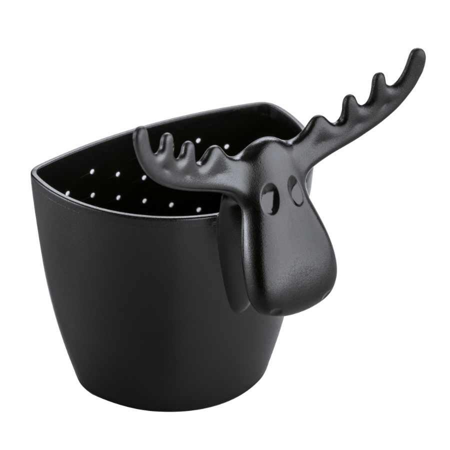 Ёмкость для заваривания Rudolf black, 7,5х6,5 см, 9 см, Пластик, Koziol, Германия, Rudolf