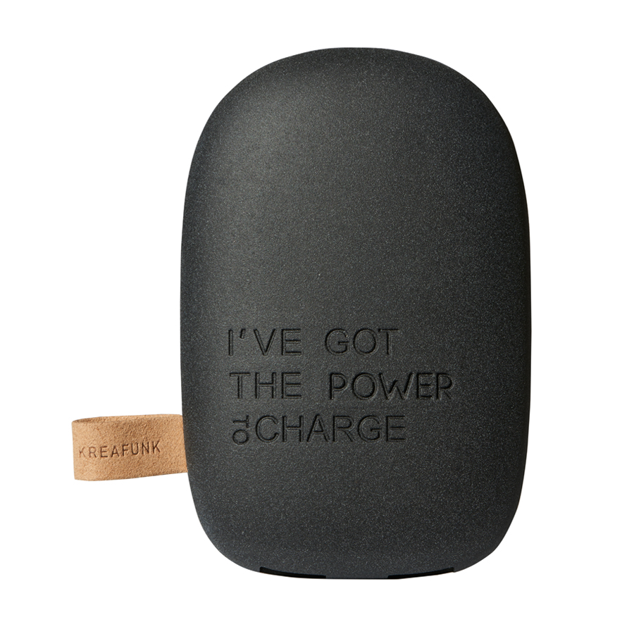 Аккумулятор внешний Tocharge black, 11х8 см, Пластик, Kreafunk, Дания