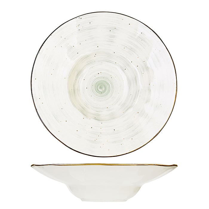 Тарелка для пасты Pastoral Pearl, 29 см, Фарфор, KunstWerk, Китай