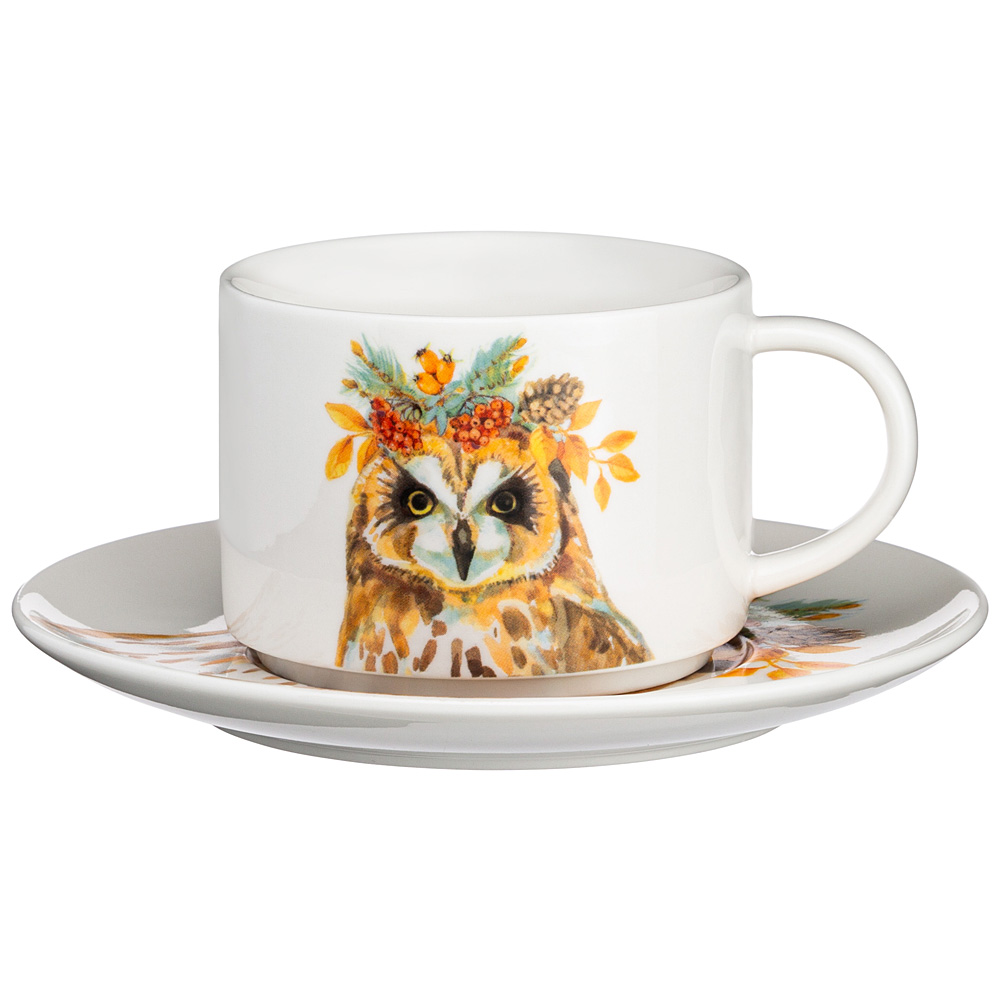 Чайная пара Forest fairytale Owl 200