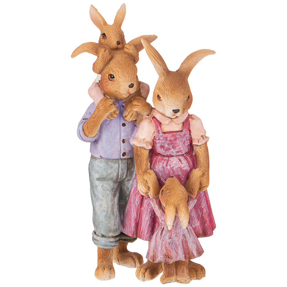  Easter Rabbit Family, 6x8 , 15 , , Lefard, 