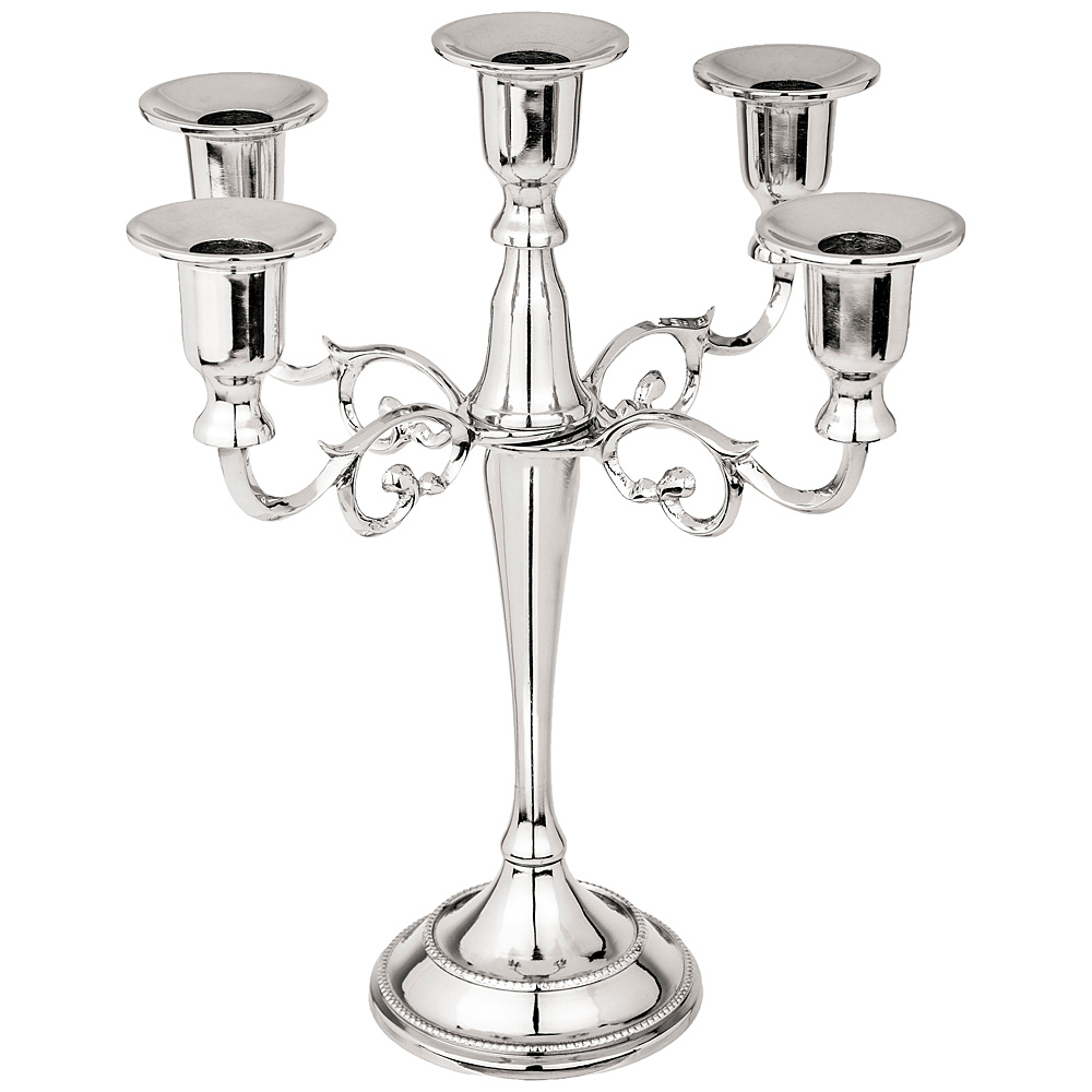Канделябр на 5 свечей Aluminum Shine Silver 29, 10х10 см, 29 см, Алюминий, Lefard, Индия Канделябр на 5 свечей Aluminum Shine Silver 29, 10х10 см, 29 см, Алюминий, Lefard, Индия