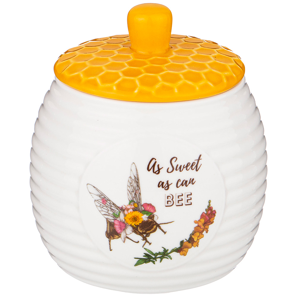 Сахарница Honey Bee one, 10 см, 12 см, 400 мл, Фарфор, Lefard, Китай