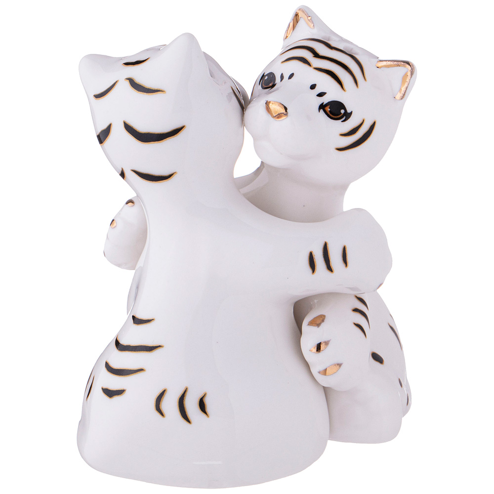 Солонка и перечница Tiger baby Embrace white, 6 см, 8 см, Фарфор, Lefard, Китай, Tiger baby
