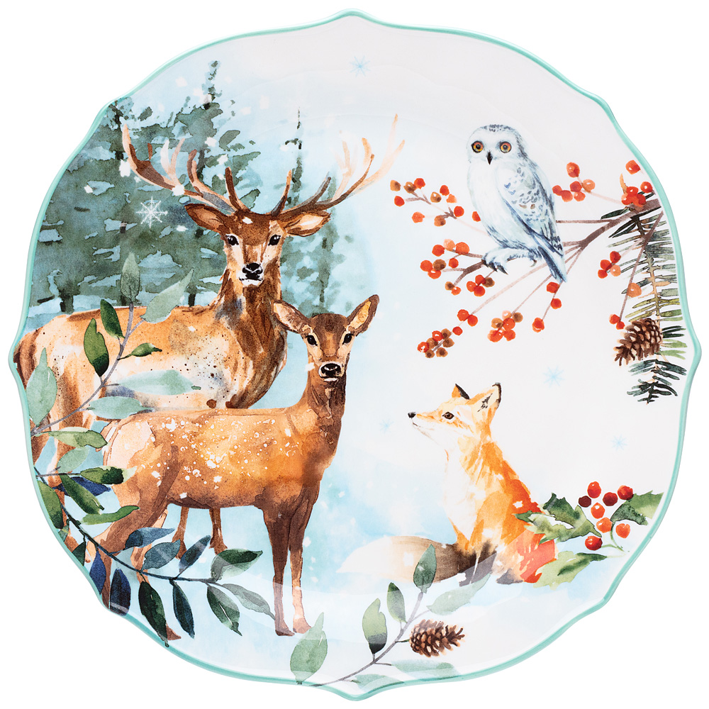 Тарелка обеденная Forest fairytale Fox