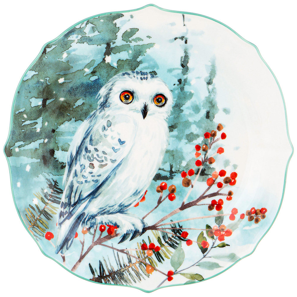 Тарелка Winter owl