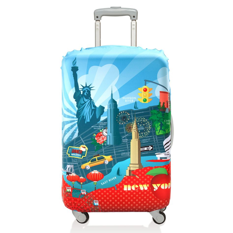 Подробнее о Чехол для чемодана New york small