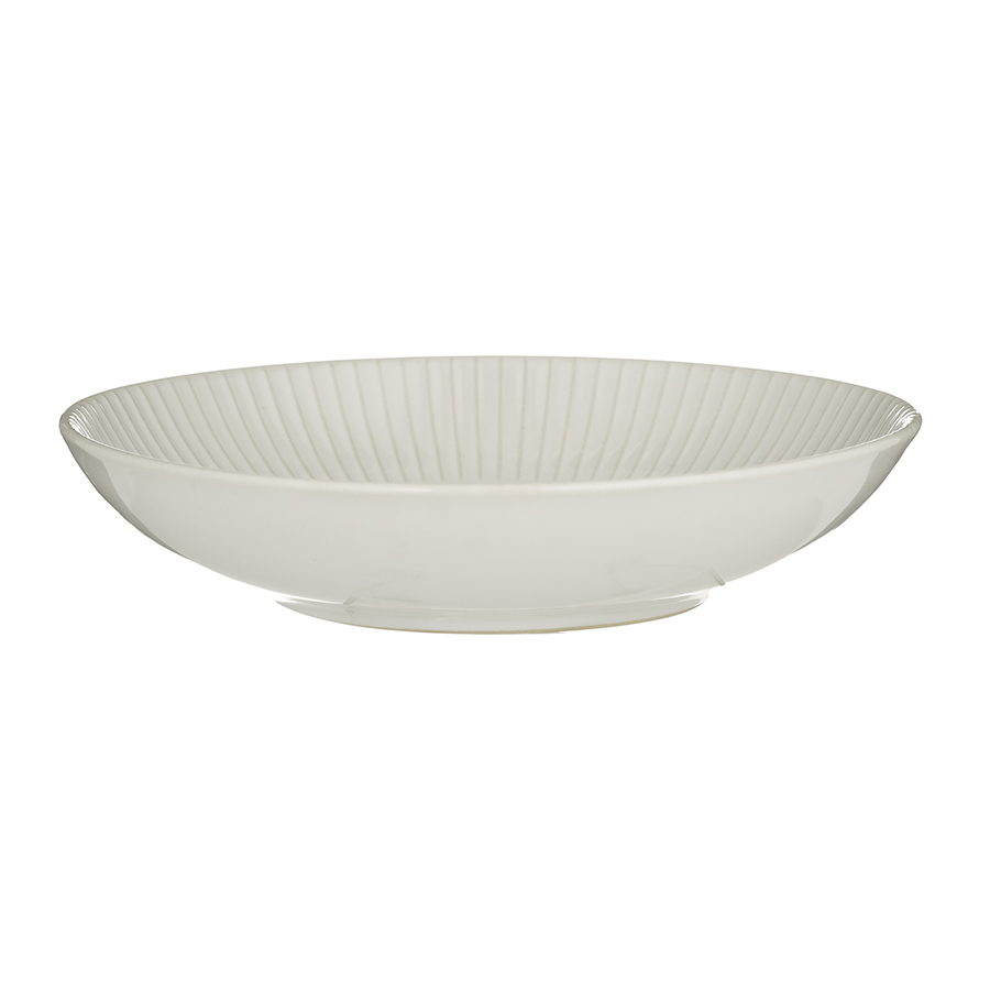 Тарелка для пасты Linear white, 23 см, Керамика, Mason Cash, Великобритания