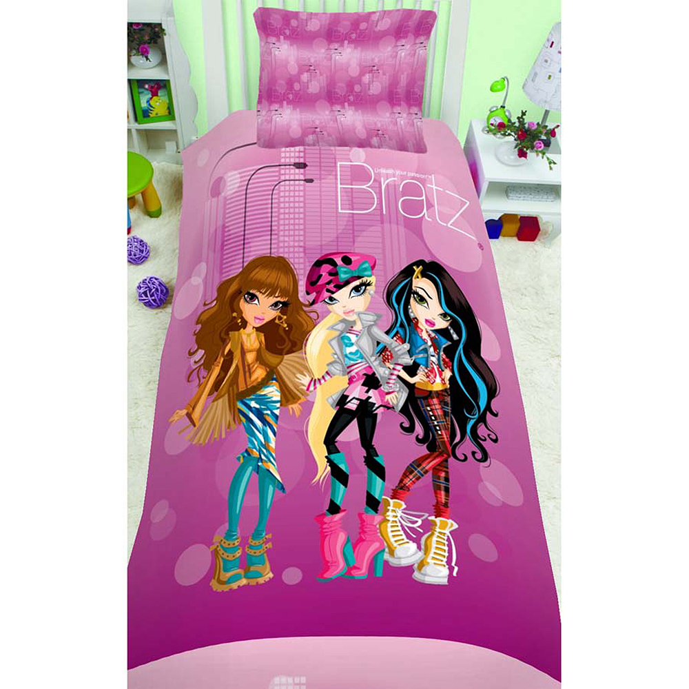 Подробнее о Детское постельное бельё Bratz Pink