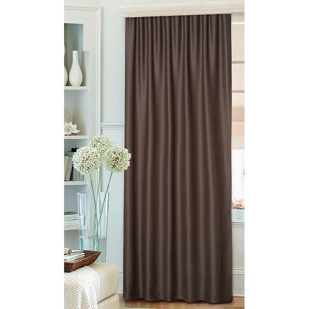 Подробнее о Штора однотонная Blackout brown, 1шт.