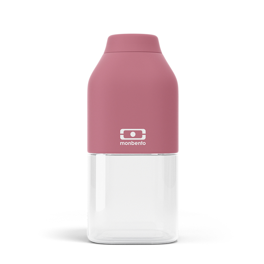 Бутылка mb positive Blush, 0,33 л, 330 мл, 6 см, 14 см, Пластик, Силикон, Monbento, Франция, MB Positive