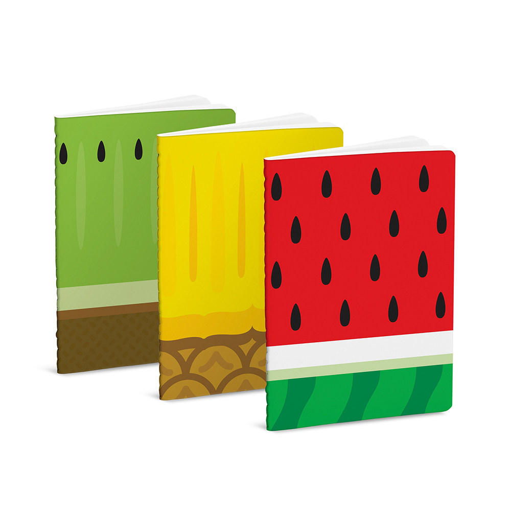Подробнее о Комплект тетрадей Fruit notebook, 3 шт.