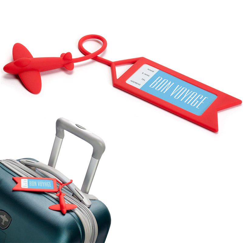 Бирка для багажа Tag me red, 27х8 см, Силикон, Ototo, Израиль