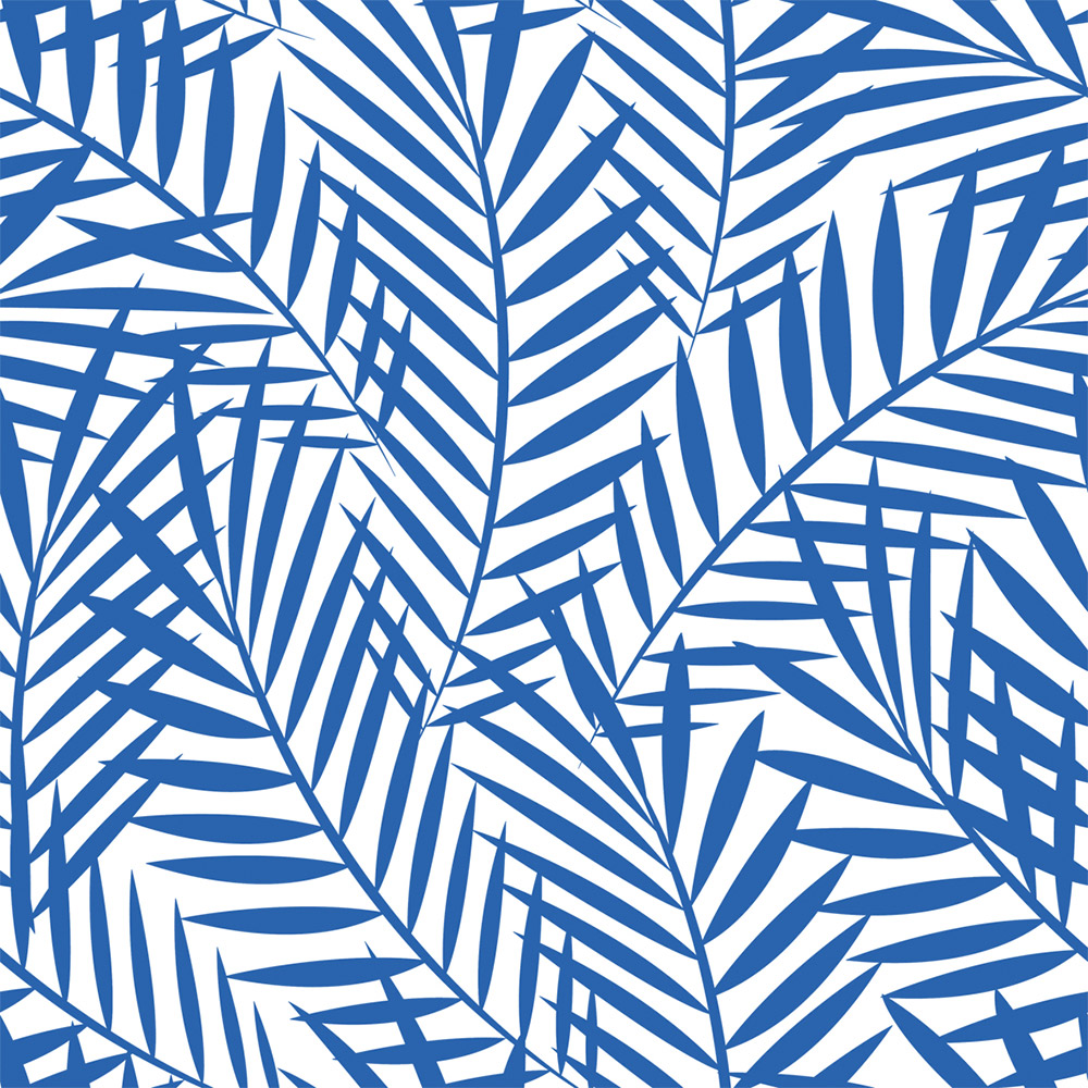 Подробнее о Бумажные салфетки Palm leaves indigo, 20 шт.