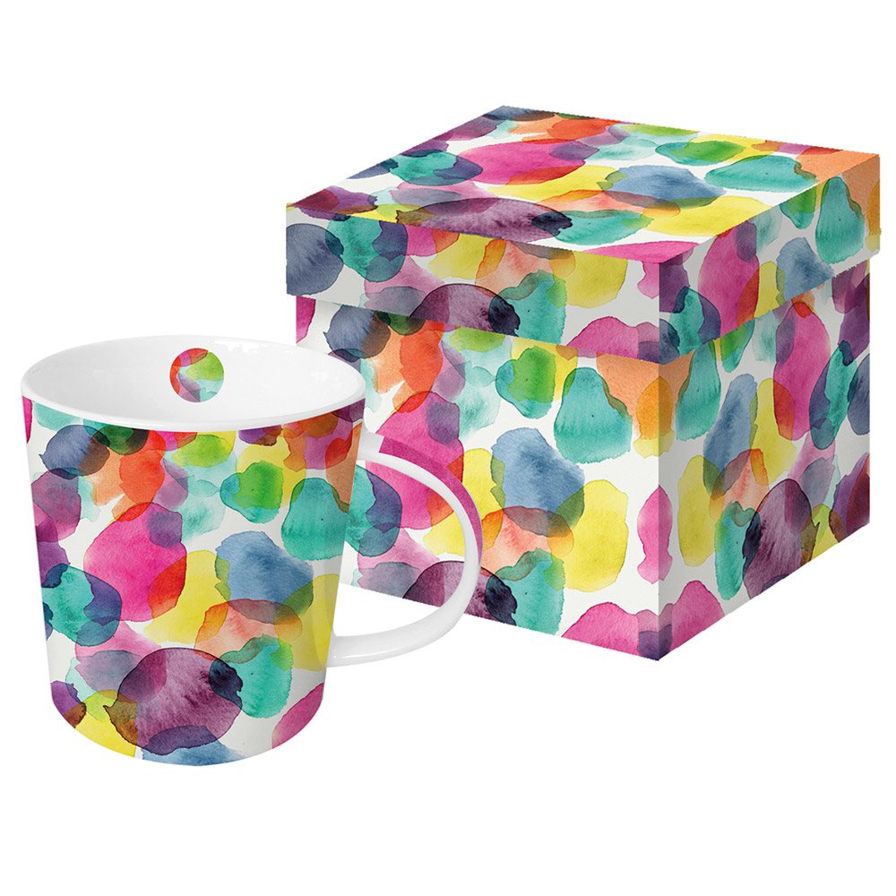 Подробнее о Кружка в подарочной коробке Aquarell dots