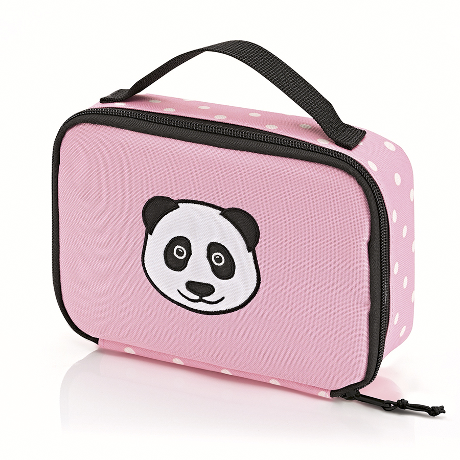 Термосумка детская Thermocase Panda dots pink, 20х14 см, 1,5 л, 7 см, Полиэстер, Reisenthel, Германия, Panda dots pink
