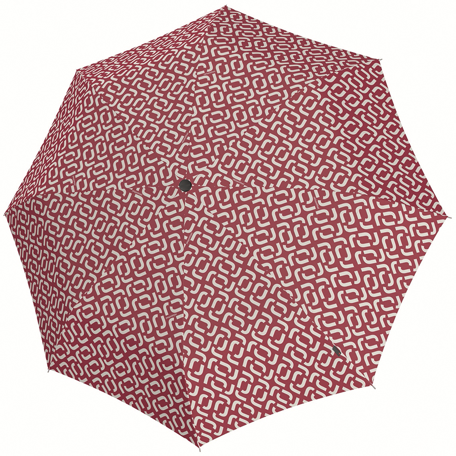 Зонт механический Pocket classic signature red, 24 см, 99 см, Полиэстер, Сталь, Пластик, Reisenthel, Германия, Signature bag