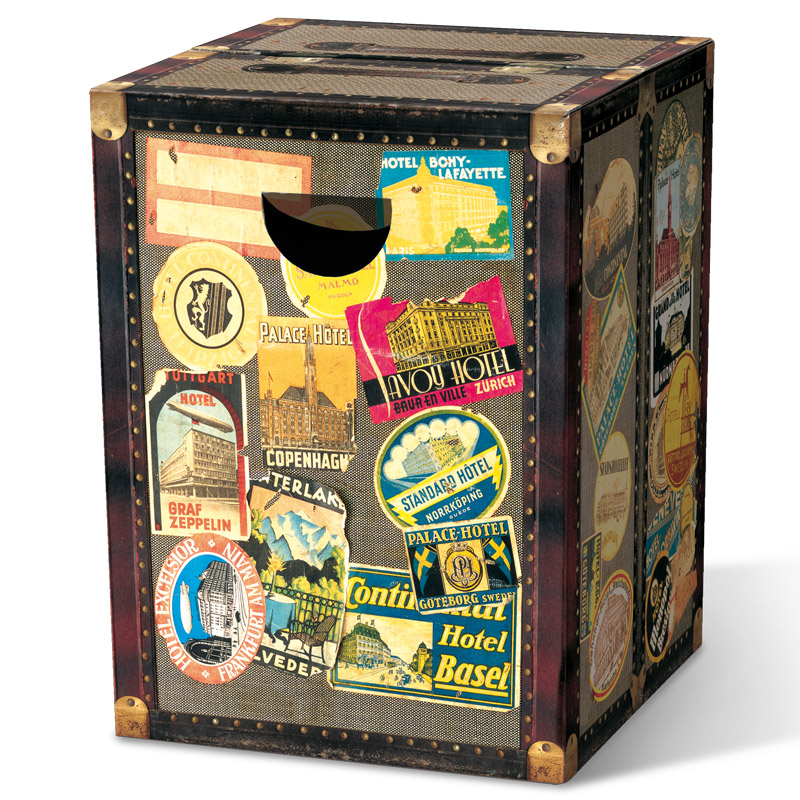 Табурет картонный сборный Globetrotter, 33х33 см, 44 см, Картон, Remember, Германия
